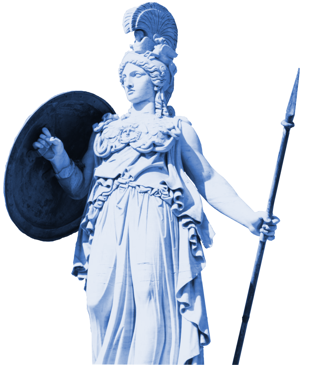 Image of Greek Godess Athena statue.